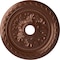 Ekena Millwork Palmetto Ceiling Medallion (Canopies up to 3 5/8"), 23 5/8"OD x 3 5/8"ID x 1 5/8"P, Copper Penny CM23PMCPS - alternate 1